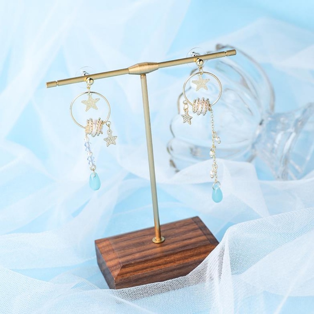 ❤️️NEW UNIQUE Cute Star Handmade Earrings Z24 - Picture 3 of 4